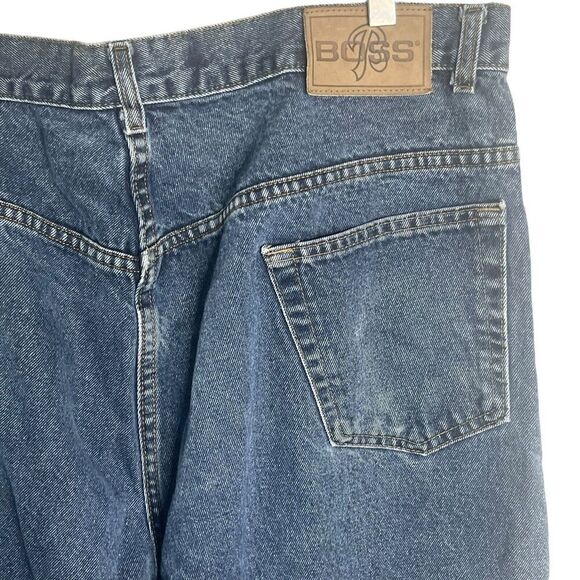 Vintage Boss by IG Design Jeans Men's 40 L 38 x 34 Y2K Blue 41861 Hip Hop USA - Picture 5 of 10